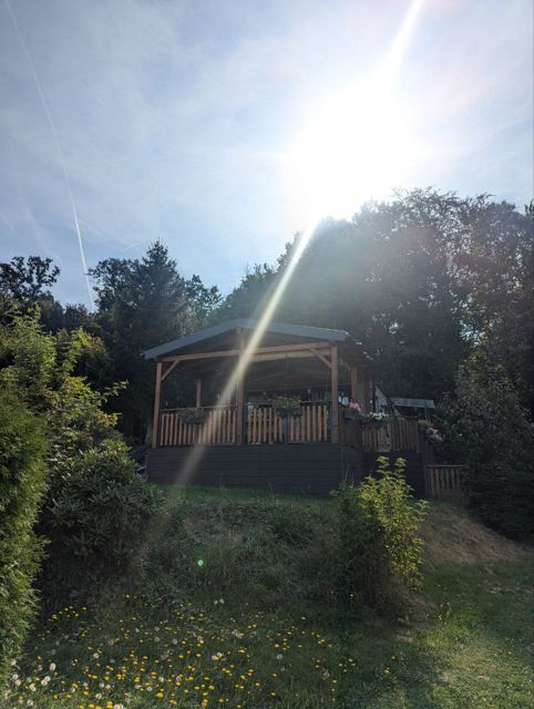 Chalet im Abendlicht